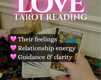 Love Tarot Reading | Deep Feelings And Intentions | Relationship Emotional Clarity | Future Partner Psychic Guidance | Detailed PDF