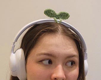 Pousse de plante en crochet – Accessoire de casque audio