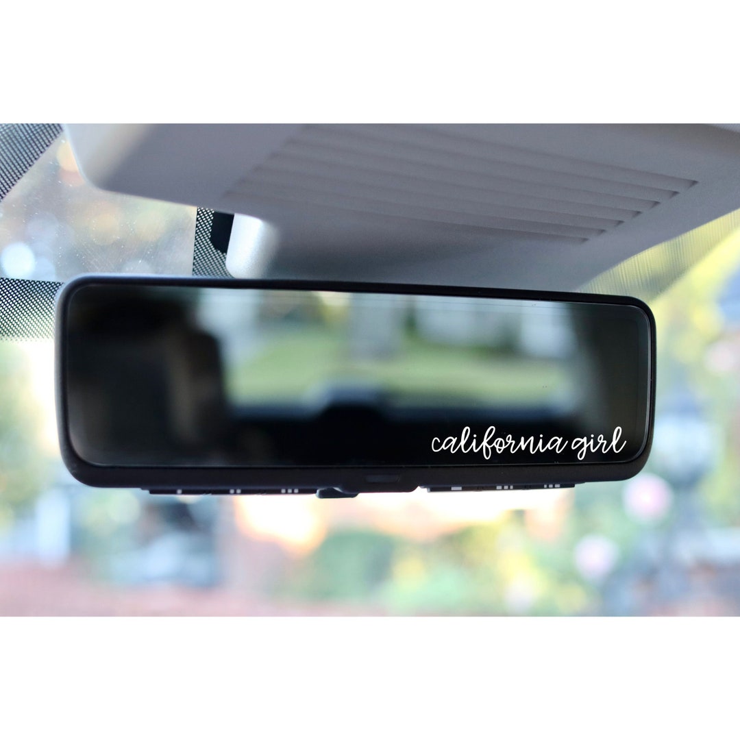 California Girl Decal Rear View Mirror Decal Window Decal Etsy