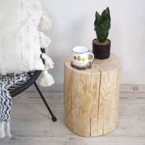 Gelakt houten essenhout 30-40 x 40 cm
