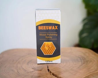 Spray lucidante per legno alla cera d'api: detergente naturale per mobili (120 ml)