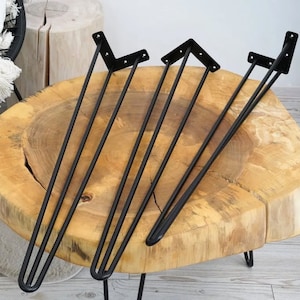 3 tiges industrielles en épingle à cheveux - différentes tailles