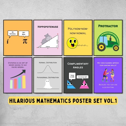 Set of 8 Funny Mathematics Puns and Memes Posters Printable - Etsy Hong Kong Set of 8 Funny Mathematics Puns and Memes Posters Printable - Etsy Hong Kong