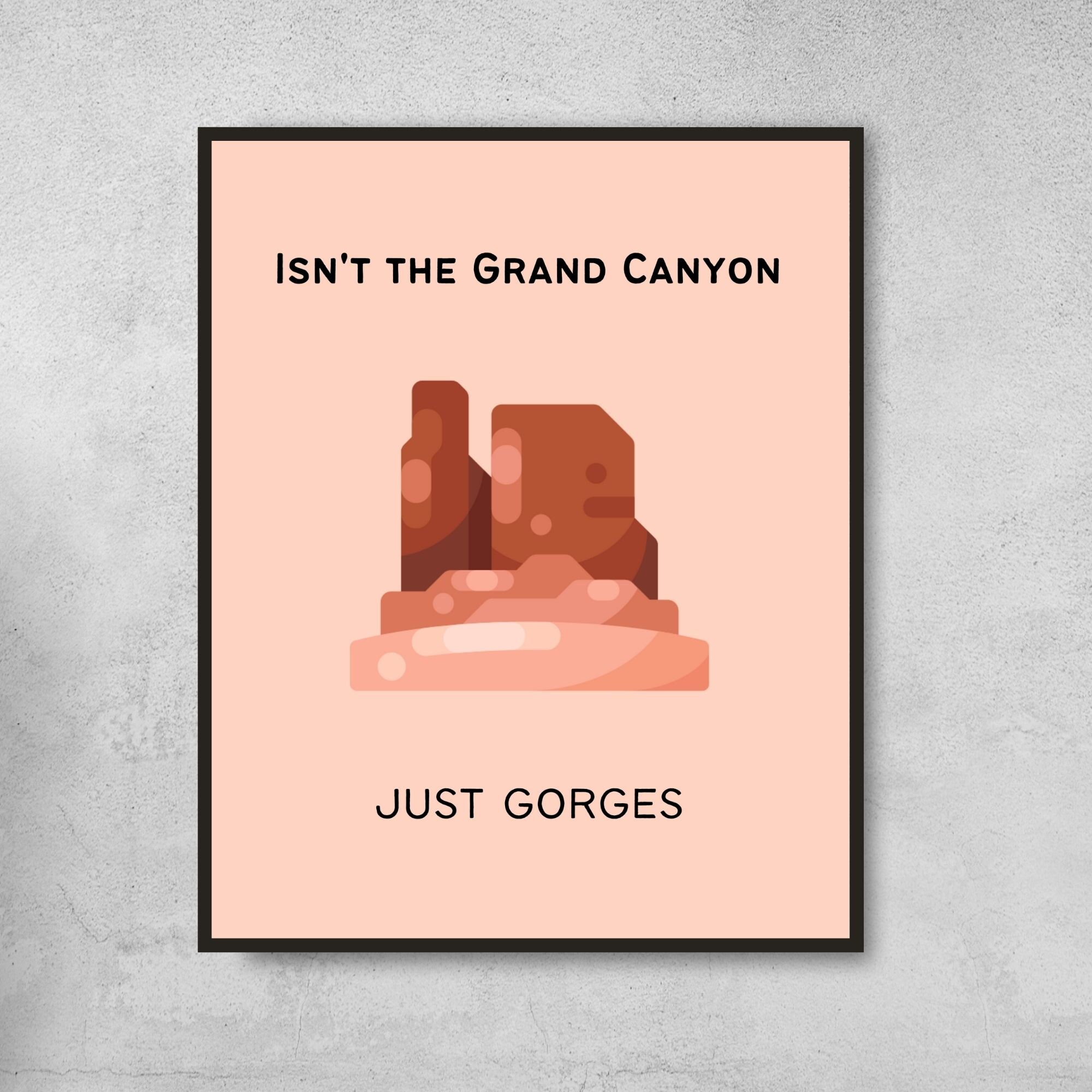 Set of 8 Funny Geography Posters Puns and Memes Printable Etsy UK