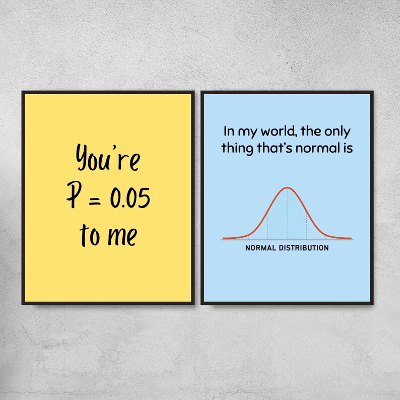 Funny Statistics Posters for Math Classroom Decor, Math Homeschool ...