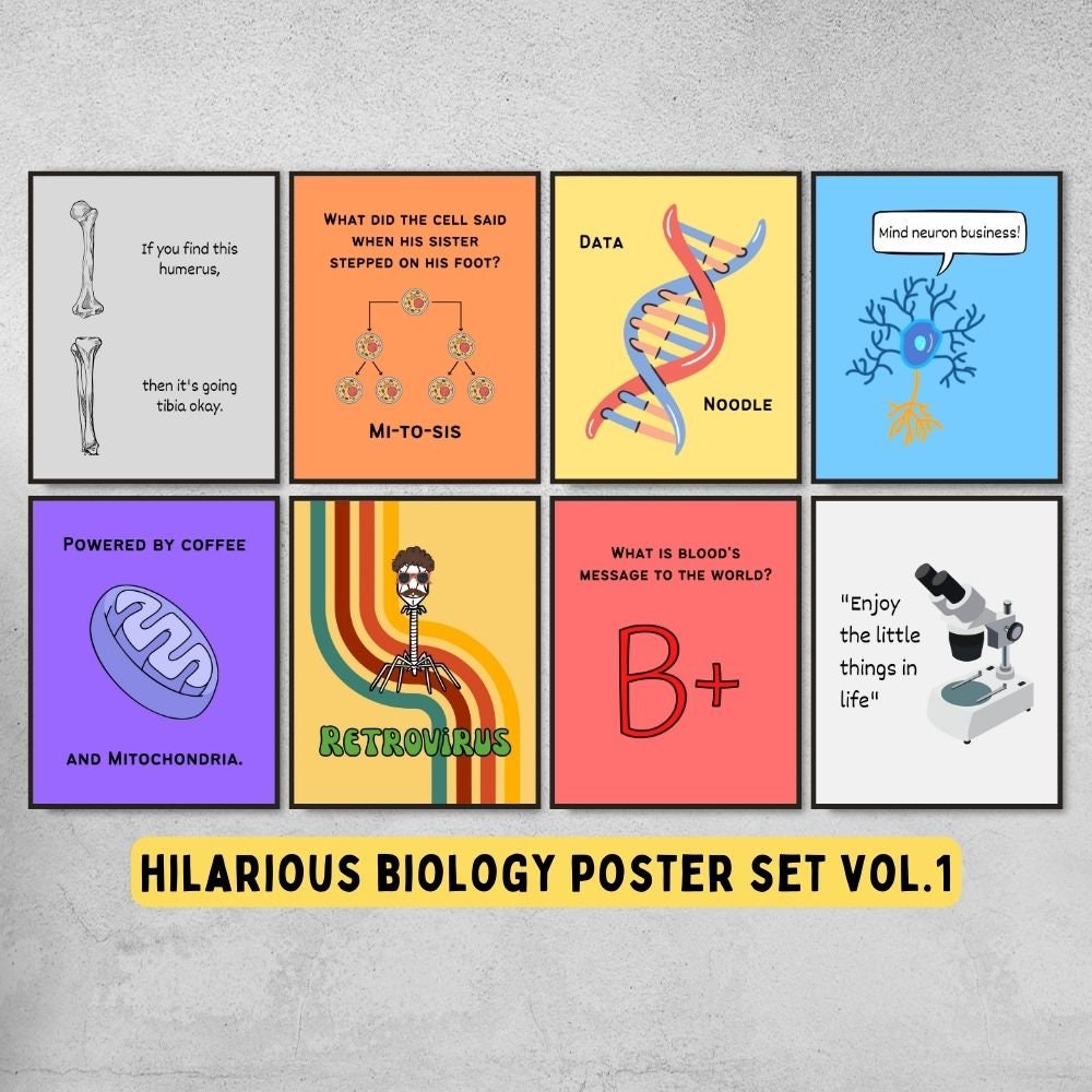 Funny Biology Art - Etsy Funny Biology Art - Etsy