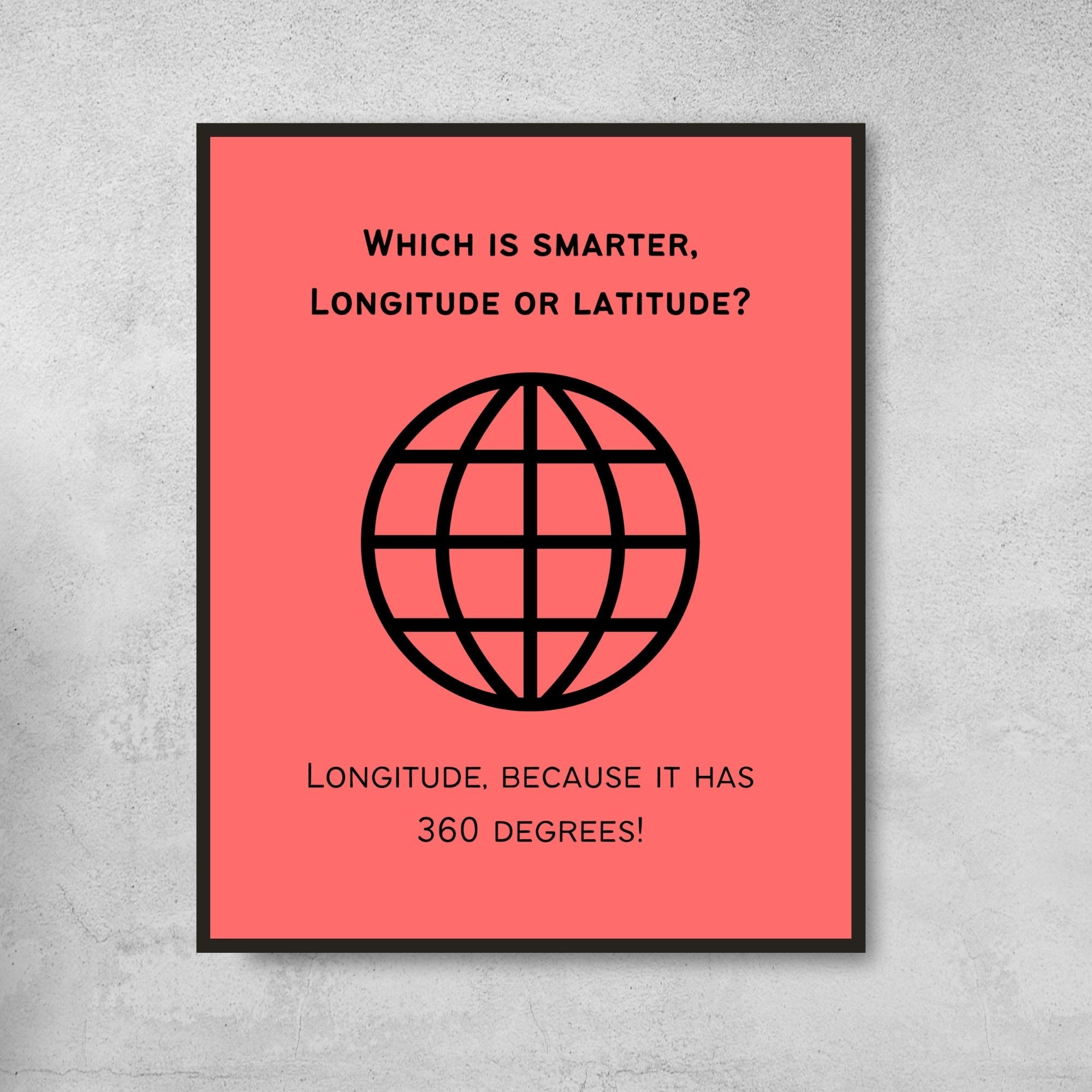 Set of 8 Funny Geography Posters Puns and Memes Printable Etsy UK