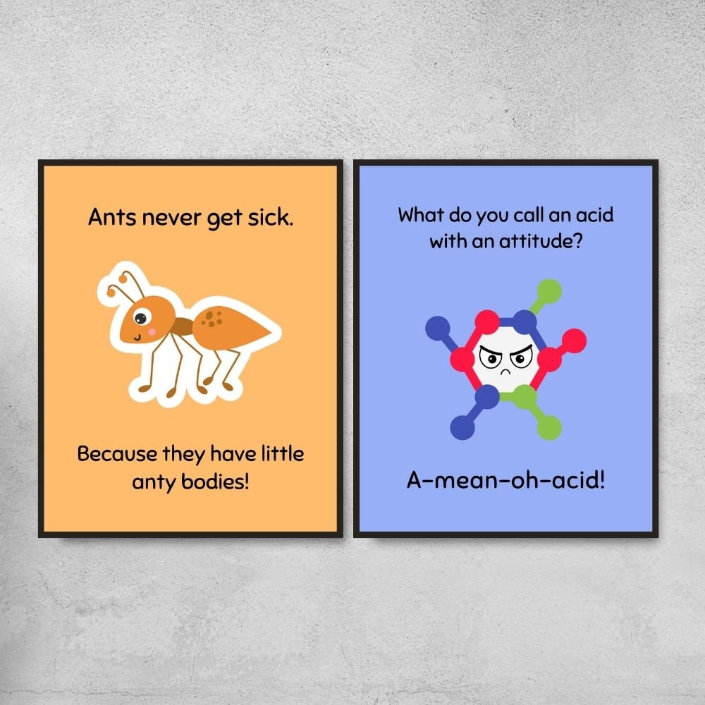 Funny Biology Classroom Decor, Science Class Decor for Middle & High ...