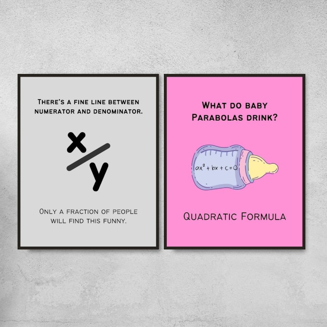 Set of 8 Funny Math Classroom Posters Digital Download Math - Etsy