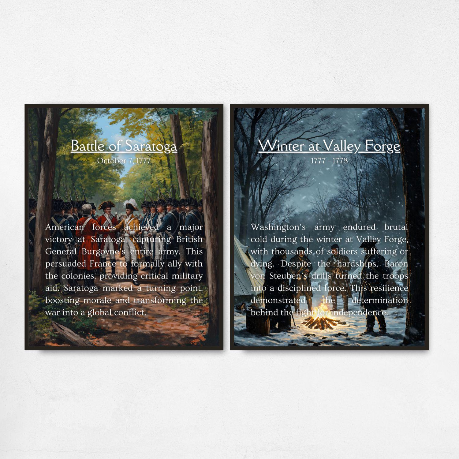 American Revolution Timeline Posters, History Classroom Posters ...
