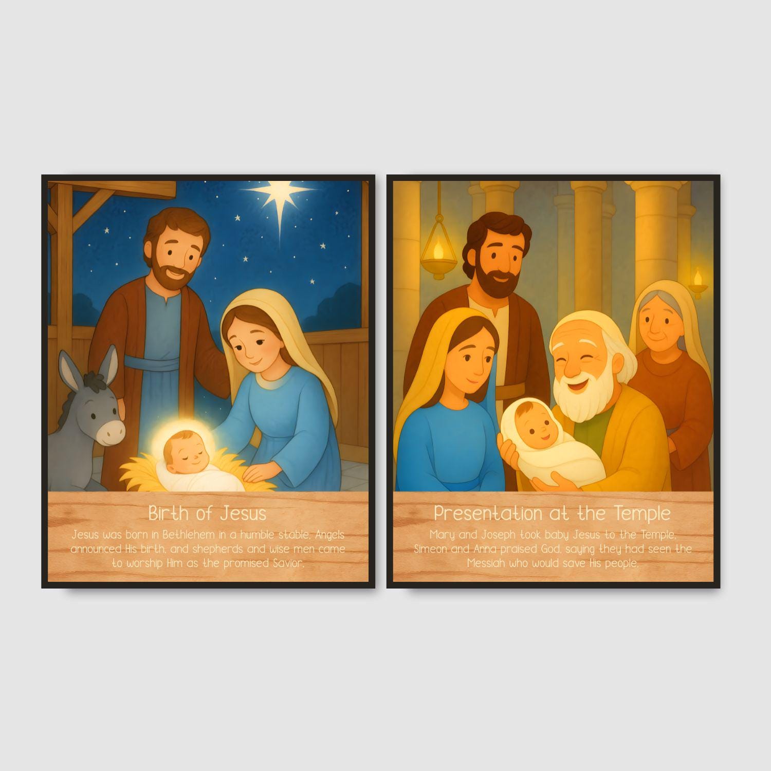 Life of Jesus Timeline Posters, Catholic Classroom Decor, Christian ...