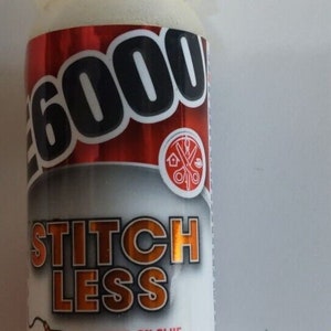 E6000 Stitch Less iron on glue 59.1ml