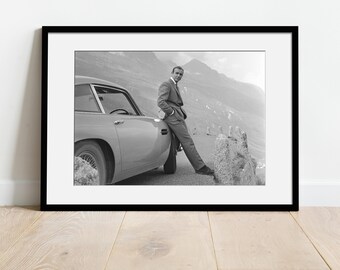 ショーン・コネリー直筆サイン入り超大型写真… ショーン・コネリー直筆サイン入りジェームズ・ボンド写真：007 直筆