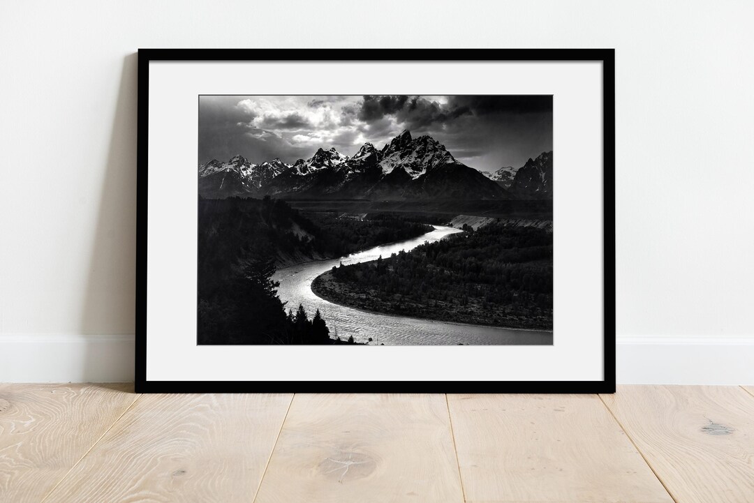 Fine Art Photo the Tetons and the Snake River (1942) Grand Teton ...
