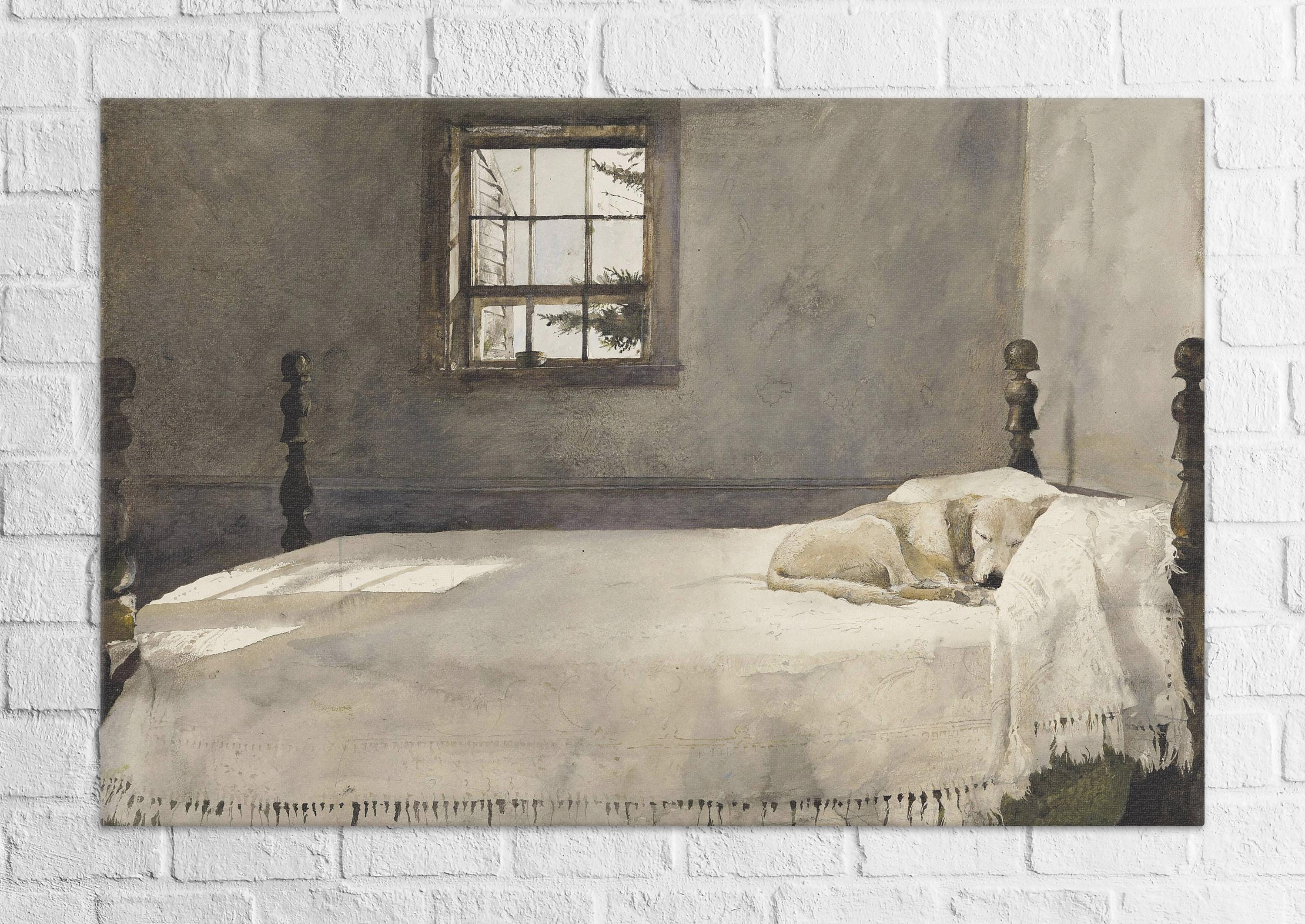 Fine Art Canva of Andrew Wyeth Artwork - Andrew Wyeth