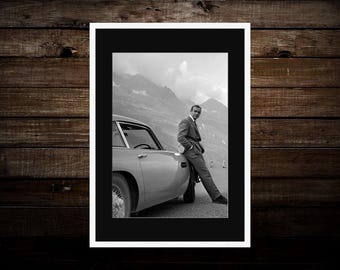 額入り　写真　ショーンコネリー　ジェームスボンド　ゴールドファインガー　イギリス ジェームズ・ボンドのファインアート写真 - 007、ゴールドフィンガー