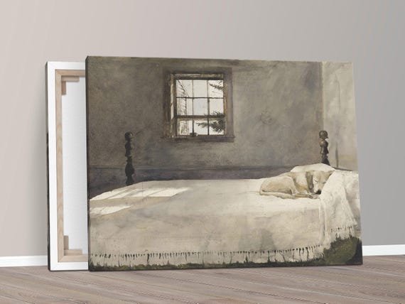 Fine Art Canva of Andrew Wyeth Artwork - Andrew Wyeth Painting