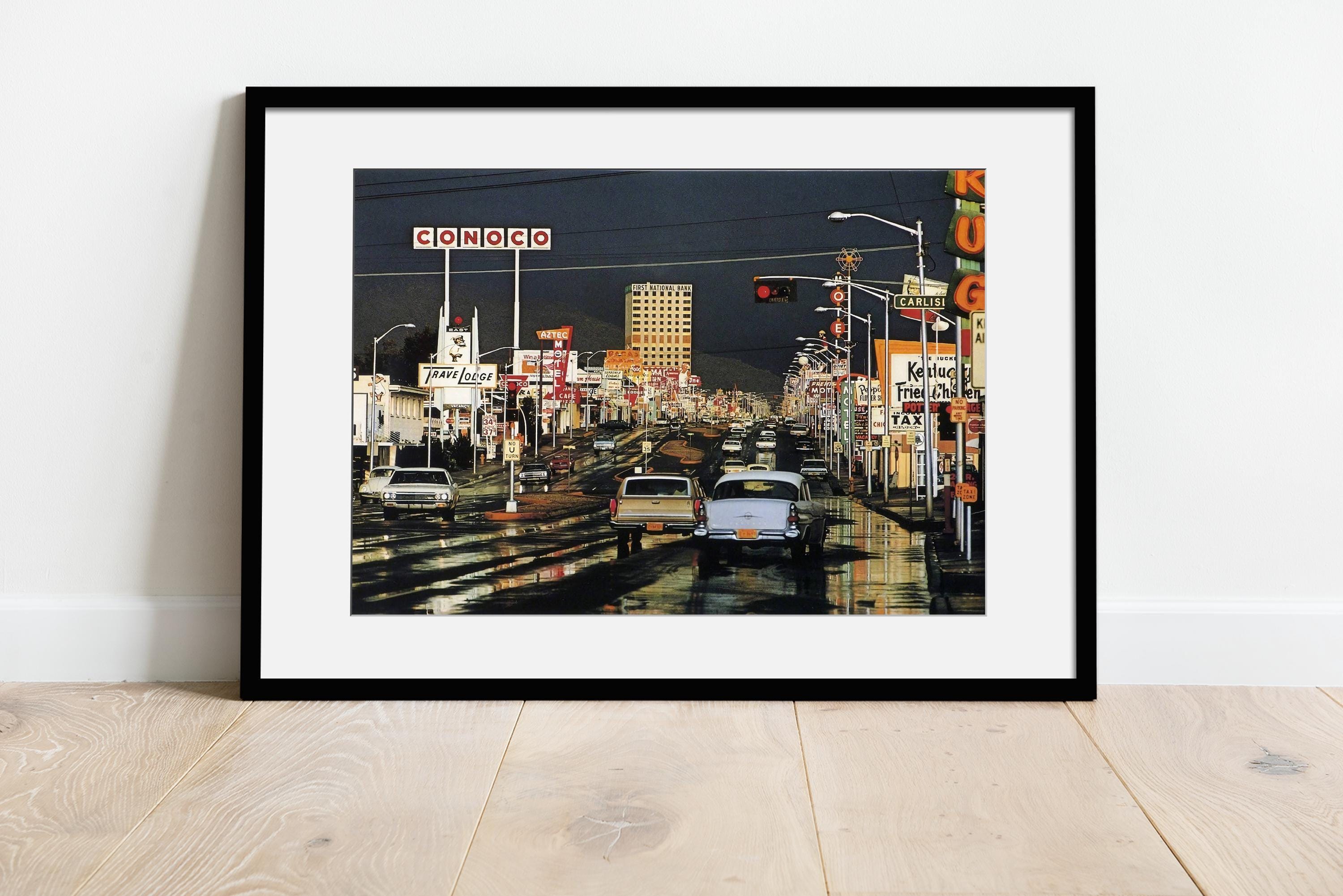 Fine Art Photo of Route 66 by Ernst Haas | Route 66, Albuquerque