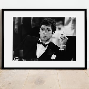Zdjęcie artystyczne Ala Pacino - wydruk Scarface - Al Pacino - wydruk w ramie z matą