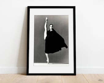 Ballerina Fine Art photo | Sylvie Guillem | Sylvie Guillem print | Ballet dancer | Wood Frame With PassePartout