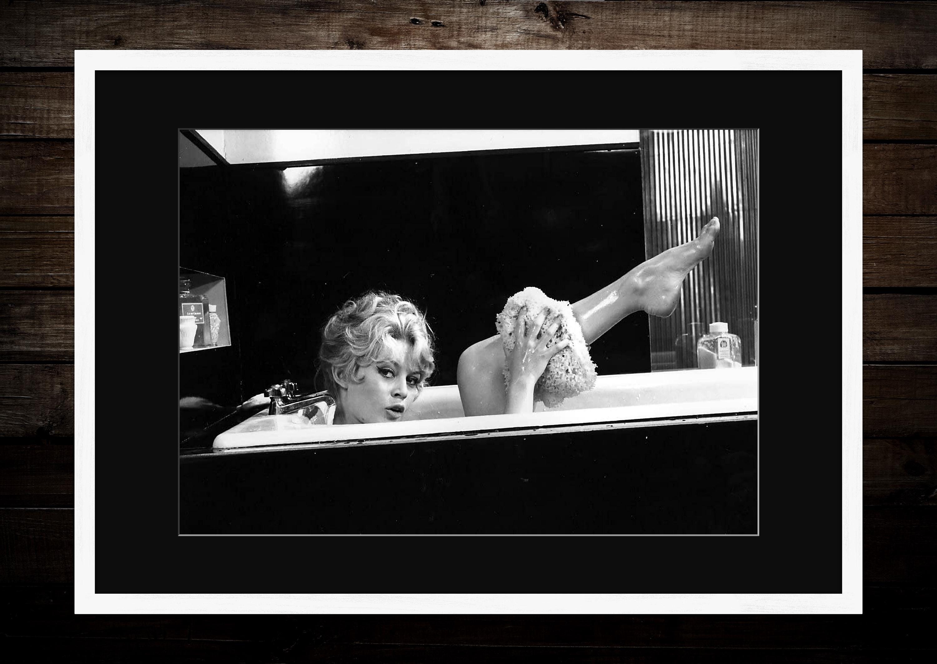 Fine Art Photo of Brigitte Bardot Bathing Naked Brigitte Bardot