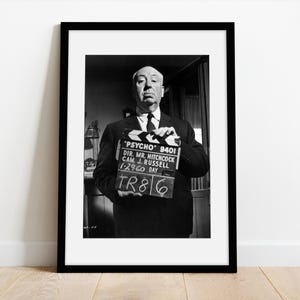 Fine Art photo pf Alfred Hitchcock Psycho | Fine Art Gallery Frame