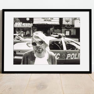 Fine Art photo of Kurt Cobain - Men Don&#39;t Protect You Anymore - Famed & Mounted Prints