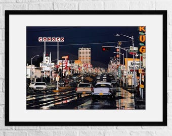Fine Art Photo of Route 66 by Ernst Haas | Route 66, Albuquerque