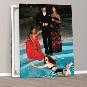 Een viering van Helmut Newton in Vogue | Helmut Newton Vigue Fine Art-canva | Ingelijst of opgerold canvas
