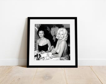 Jayne Mansfield Fine Art photo | Sophia Loren print | Mounted & Framed print