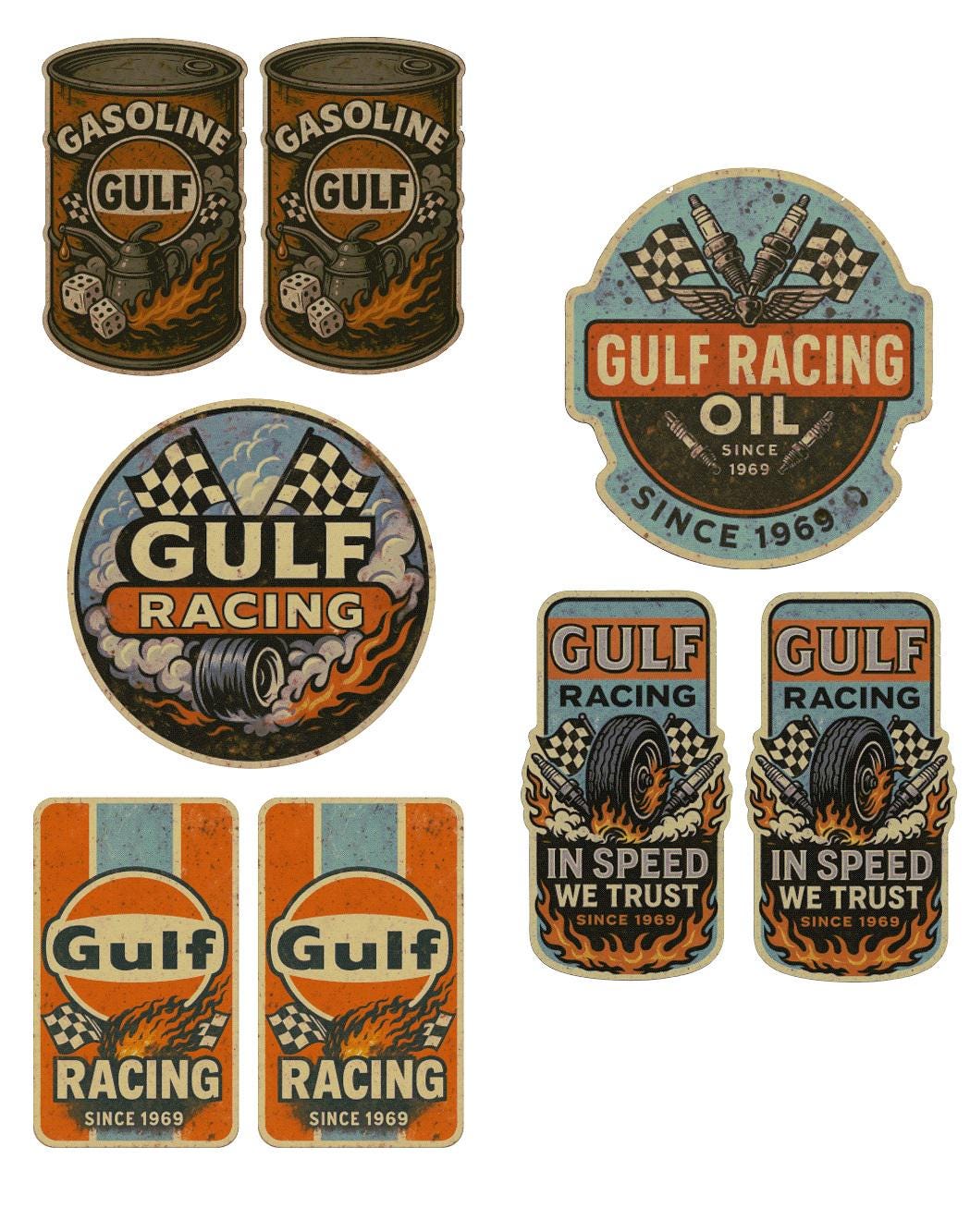 Gulf racing - Etsy 日本