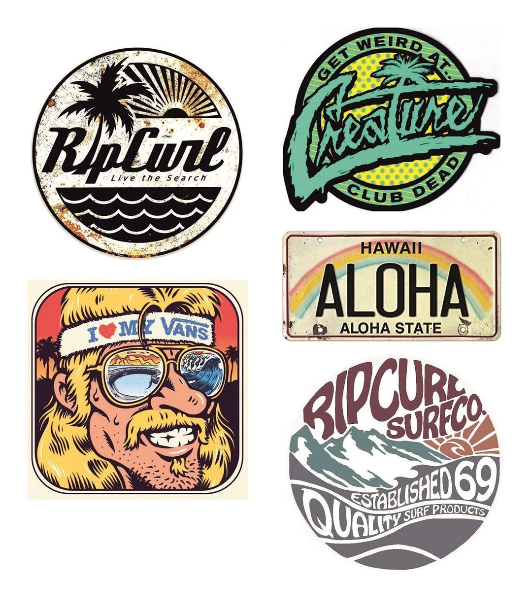 Autocollant Vintage Windfom Surf Sticker - Original Années 80 - Neuf