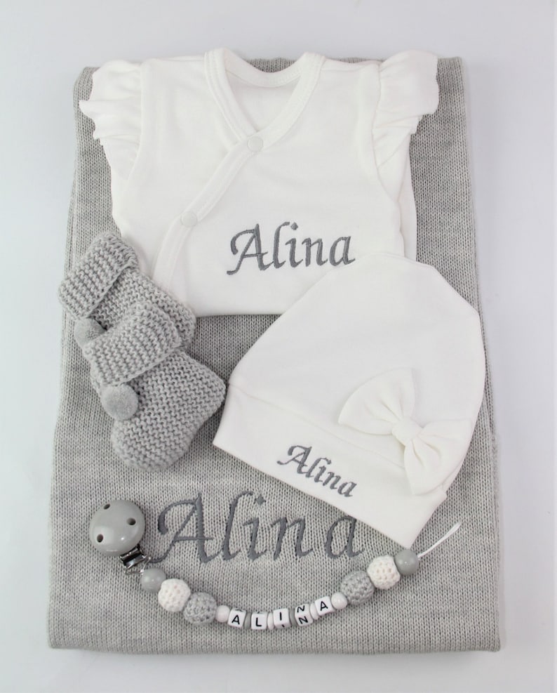 Baby Erstlingsset mit Namen Bild 7