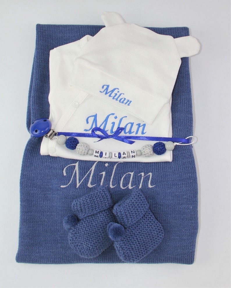 Baby first set with name Blue