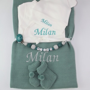 Baby first set with name Green