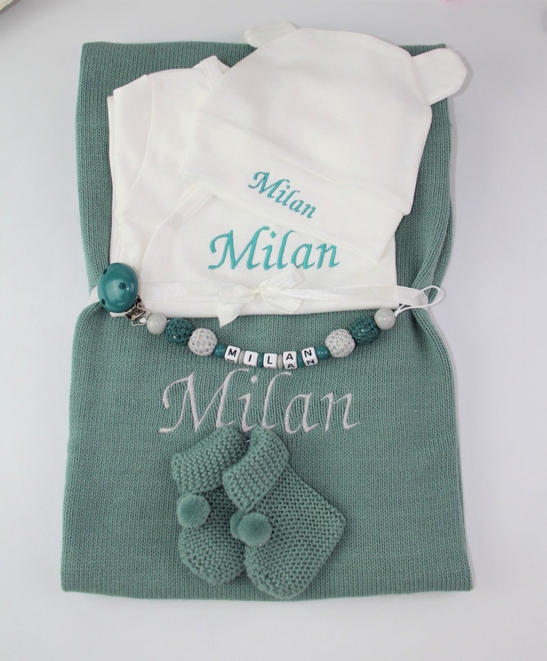 Baby first set with name Green