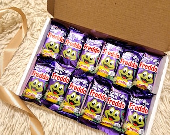 Personalised Cadbury Freddo Chocolate Gift Box, Freddo Birthday, Chocolate kids gift, Get Well New House Hamper, Congratulations Letterbox