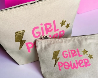 Girl Power Sanitary Pad Pouch: Teen First Period Gift