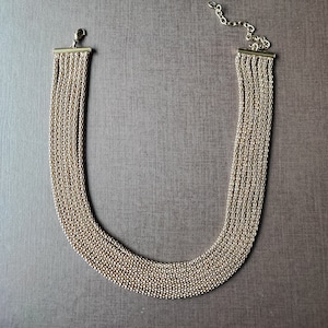 Monet vintage choker ketting juwelier verguld