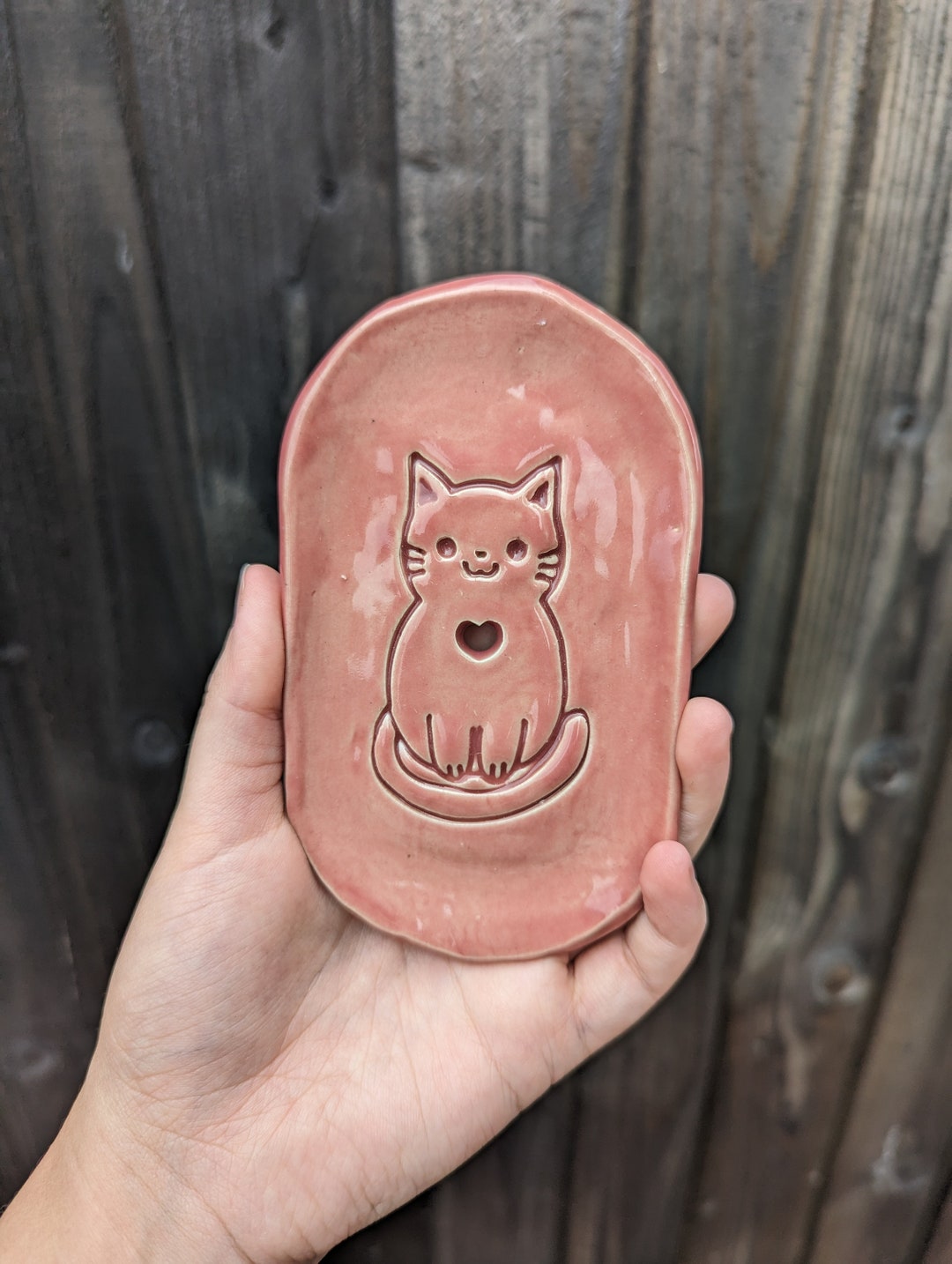 Cat Soap Dish Cute Dish Handmade Ceramic Dish Trinket Dish Etsy UK