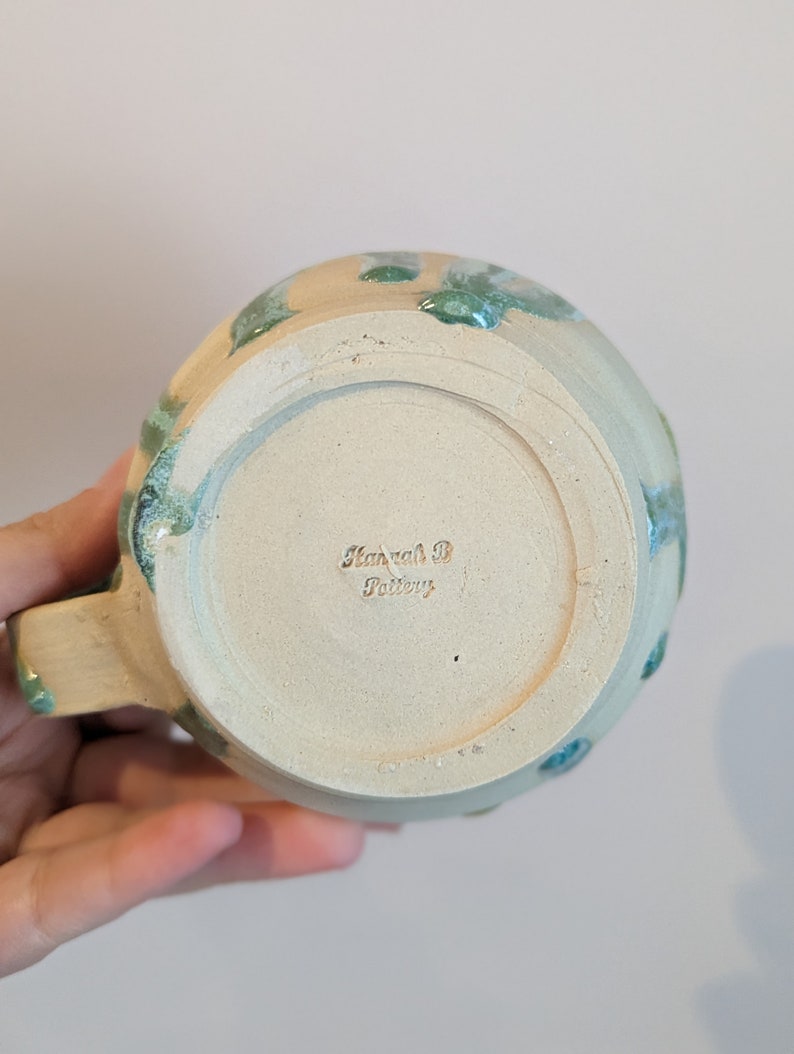 Green Mug, Drip Mug, Colourful Mug, Handmade Ceramic Mug, Ceramic Cup