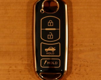 Premium Key Cover for Mazda (Black) - MX-5, CX-3, CX-5, Mazda2, Mazda 3, Mazda6