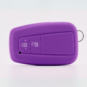 Key Cover for Toyota (Purple) - Corolla, Prius, Camry, C-HR, RAV4