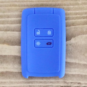 Funda para llave Renault (azul oscuro) - Espace - Megane - Arkana - Koleos - Kadjar - Austral - Magne E-Tech - Rafale