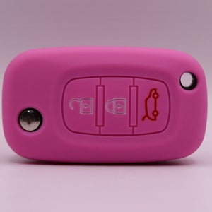Key Cover For Mercedes/ Renault (Pink) - Citan - Clio - Kangoo - Modus - Twingo