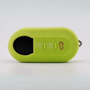 Green Silicone Key Cover: Fiat, Peugeot, Citroen, Vauxhall