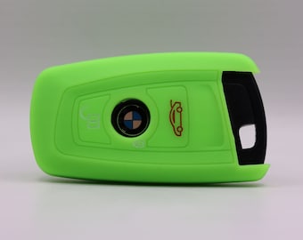 Cover per chiave BMW (verde brillante) - Serie 1, Serie 2, Serie 3, Serie 4, Serie 5, Serie 7, X1, X2, X3, X4, X5, X6