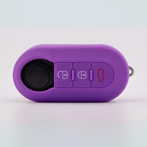 Purple Silicone Key Cover: Fiat, Peugeot, Citroen, Vauxhall