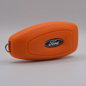 Ford Key Cover Orange Fiesta Focus Kuga S-Max C-Max B-Max Galaxy Courier image 3