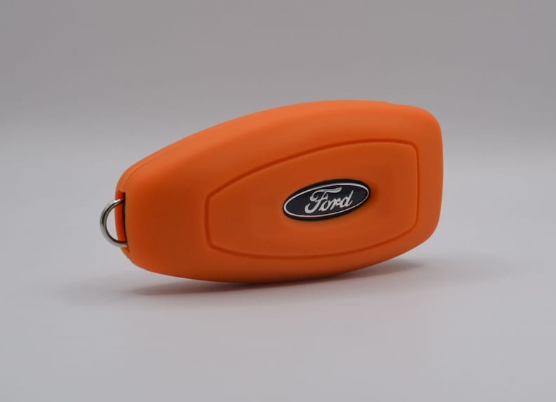 Ford Key Cover Orange Fiesta Focus Kuga S-Max C-Max B-Max Galaxy Courier image 3